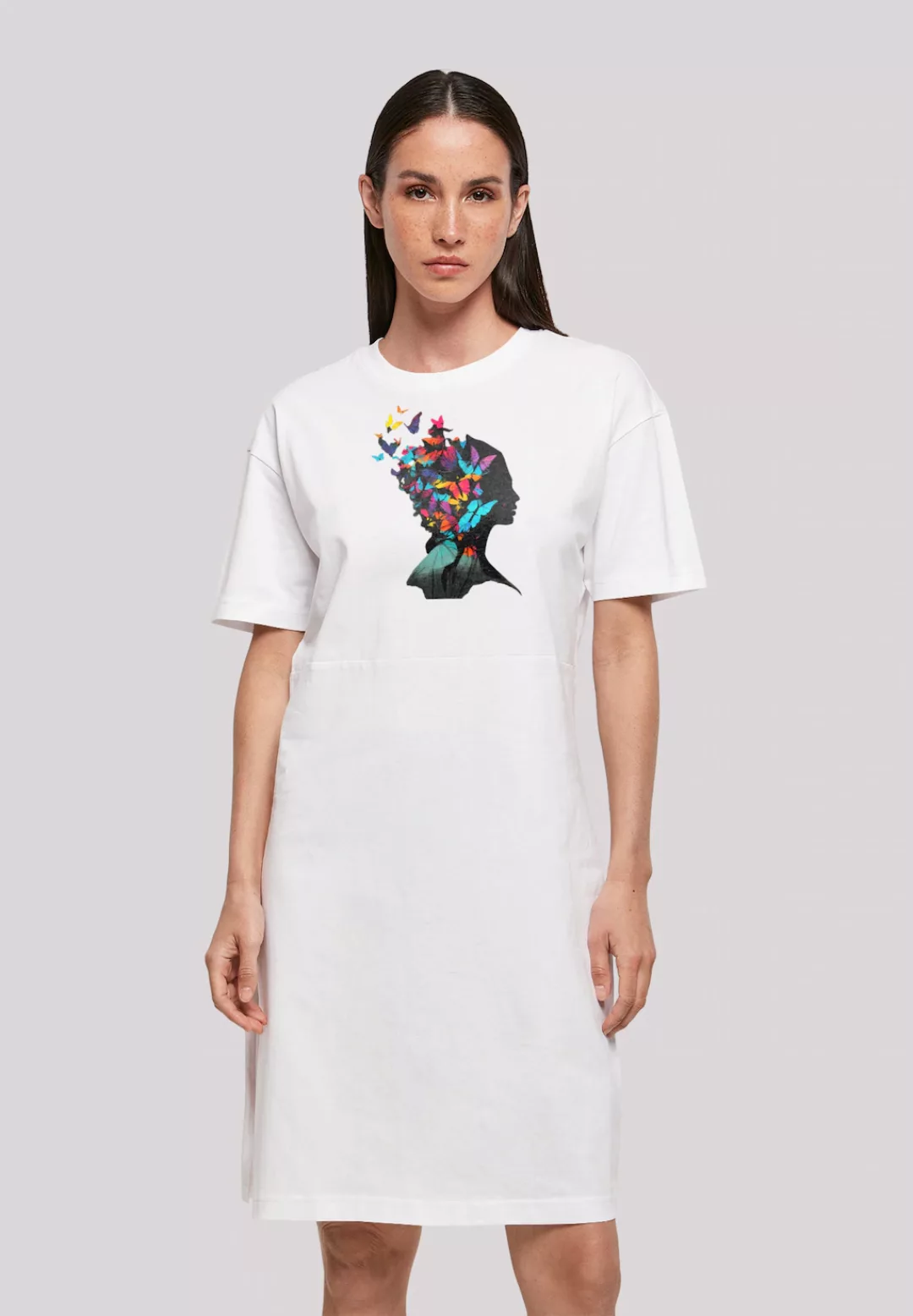 F4NT4STIC Shirtkleid "Schmetterling" günstig online kaufen