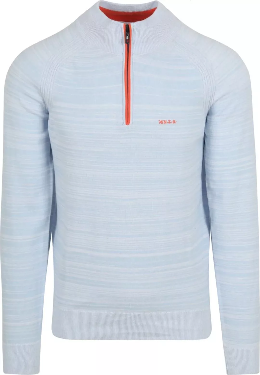 NZA Half Zip Pullover Waitaki Hellblau - Größe XXL günstig online kaufen