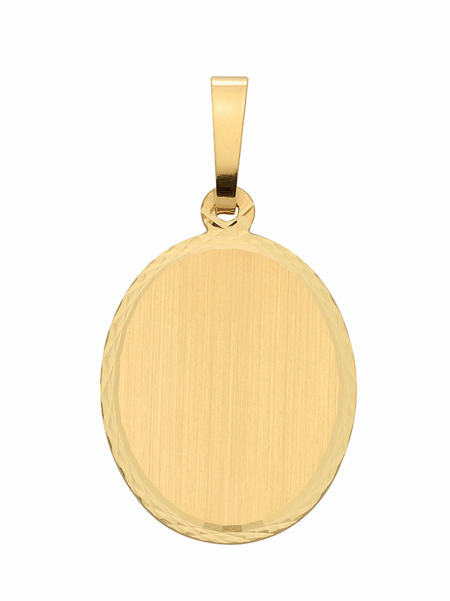 Adelia´s Kettenanhänger "585 Gold Gravurplatte Anhänger", Goldschmuck für D günstig online kaufen