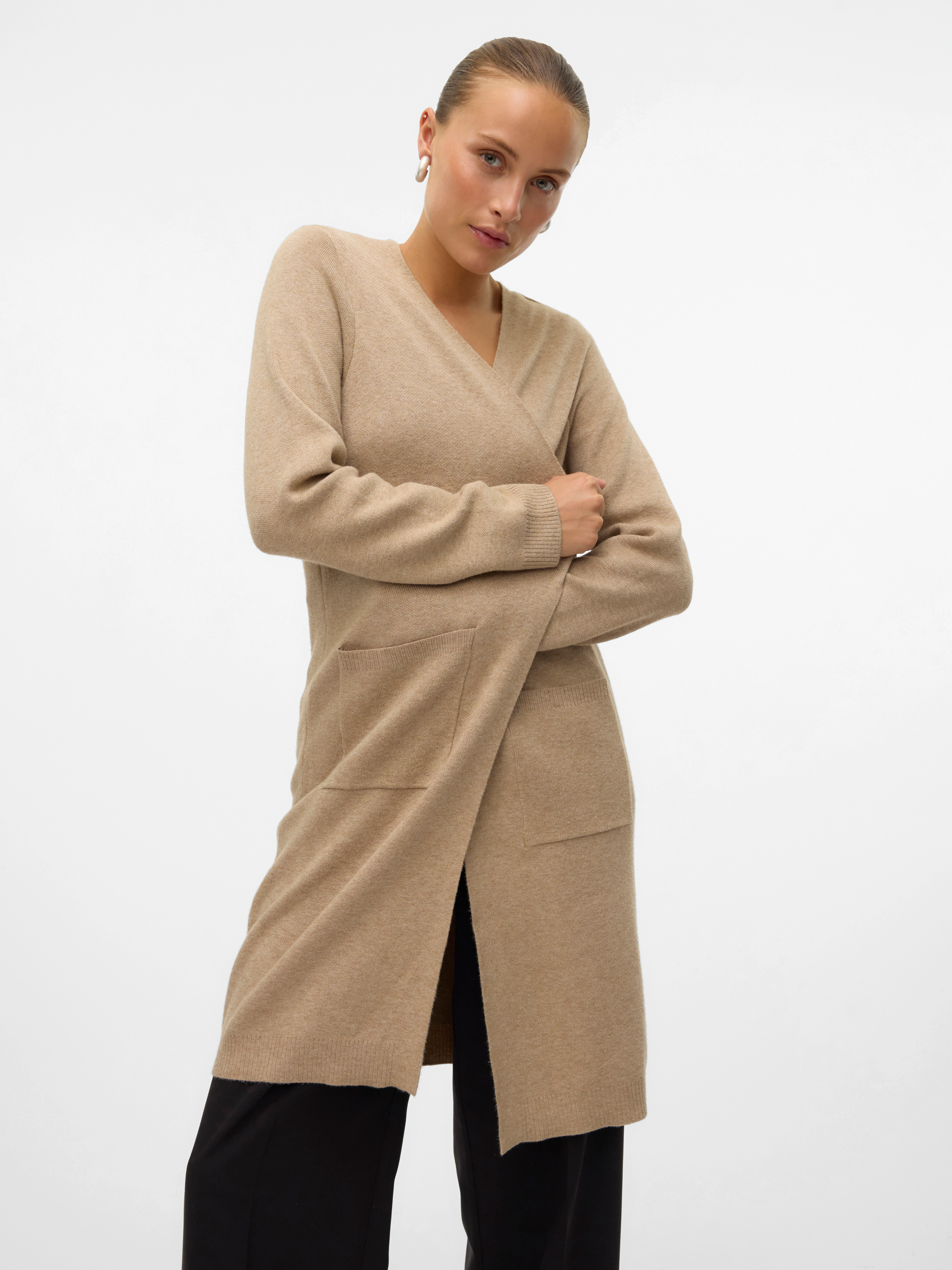 Vero Moda Longstrickjacke "VMSABA LS POCKET COATIGAN GA NOOS" günstig online kaufen