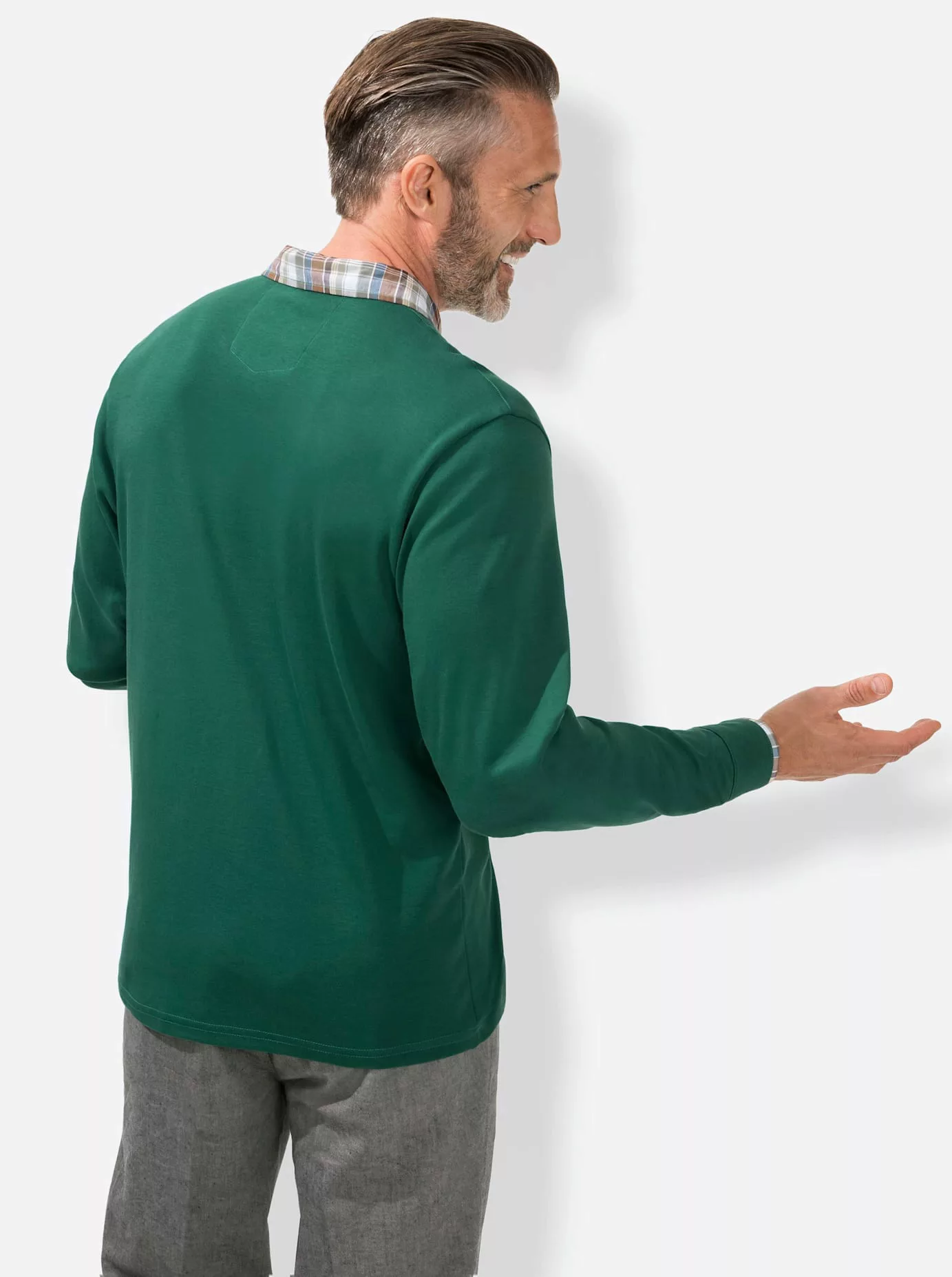 Poloshirt "Langarm-Poloshirt" günstig online kaufen