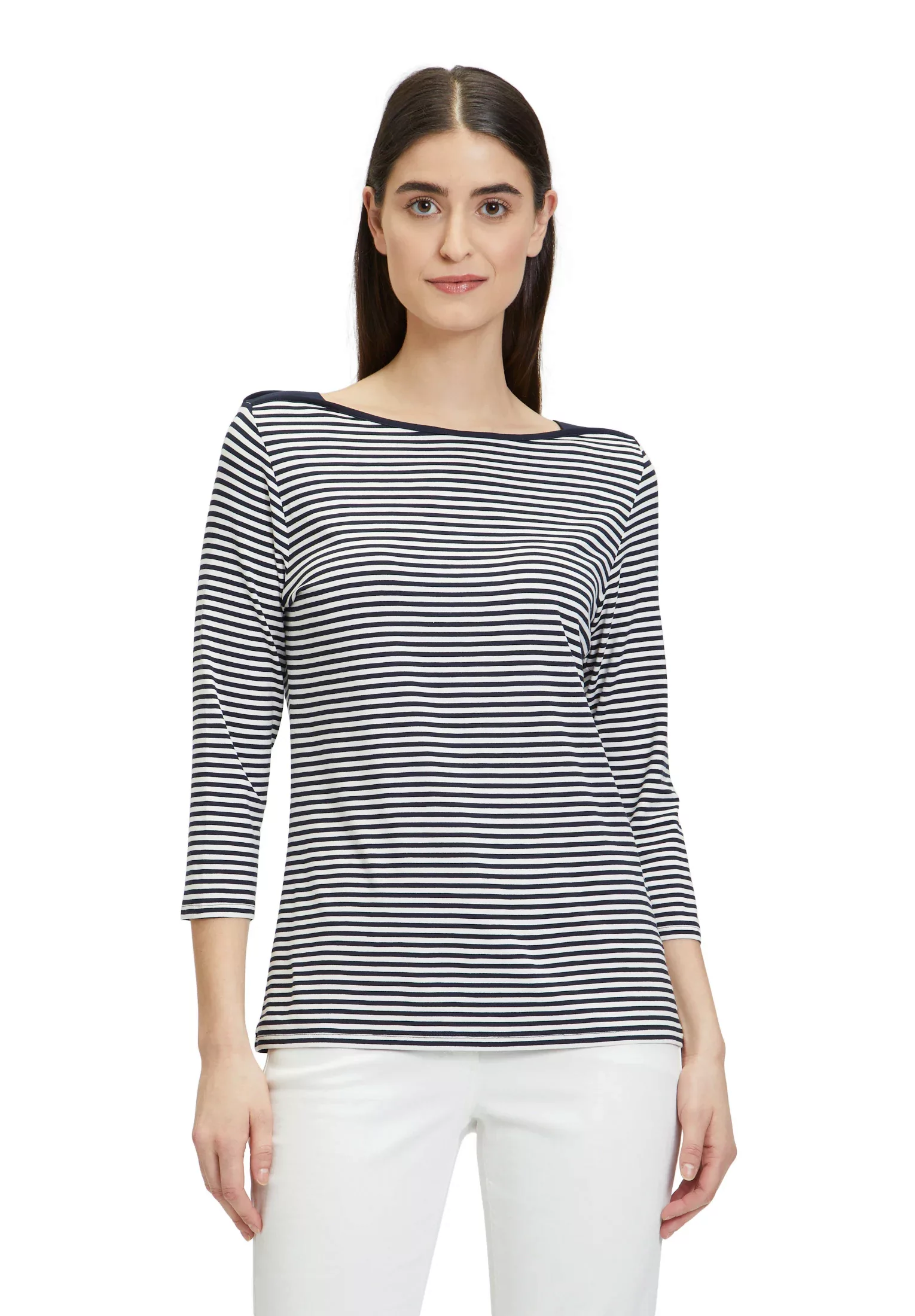 Betty Barclay 3/4-Arm-Shirt Betty Barclay Ringelshirt mit U-Boot-Ausschnitt günstig online kaufen