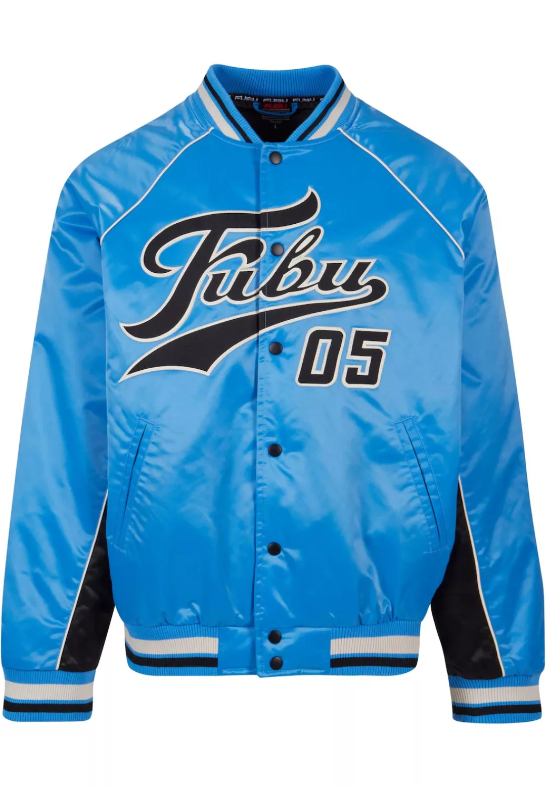 Fubu Bomberjacke "Fubu Herren FM241-012-1 Fubu Varsity Satin Raglan Bomber günstig online kaufen