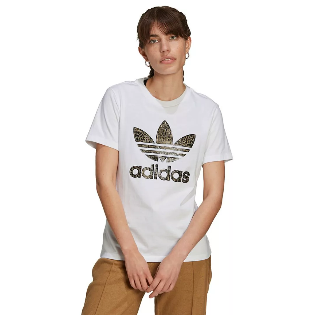 Adidas Originals Kurzarm T-shirt 36 White günstig online kaufen