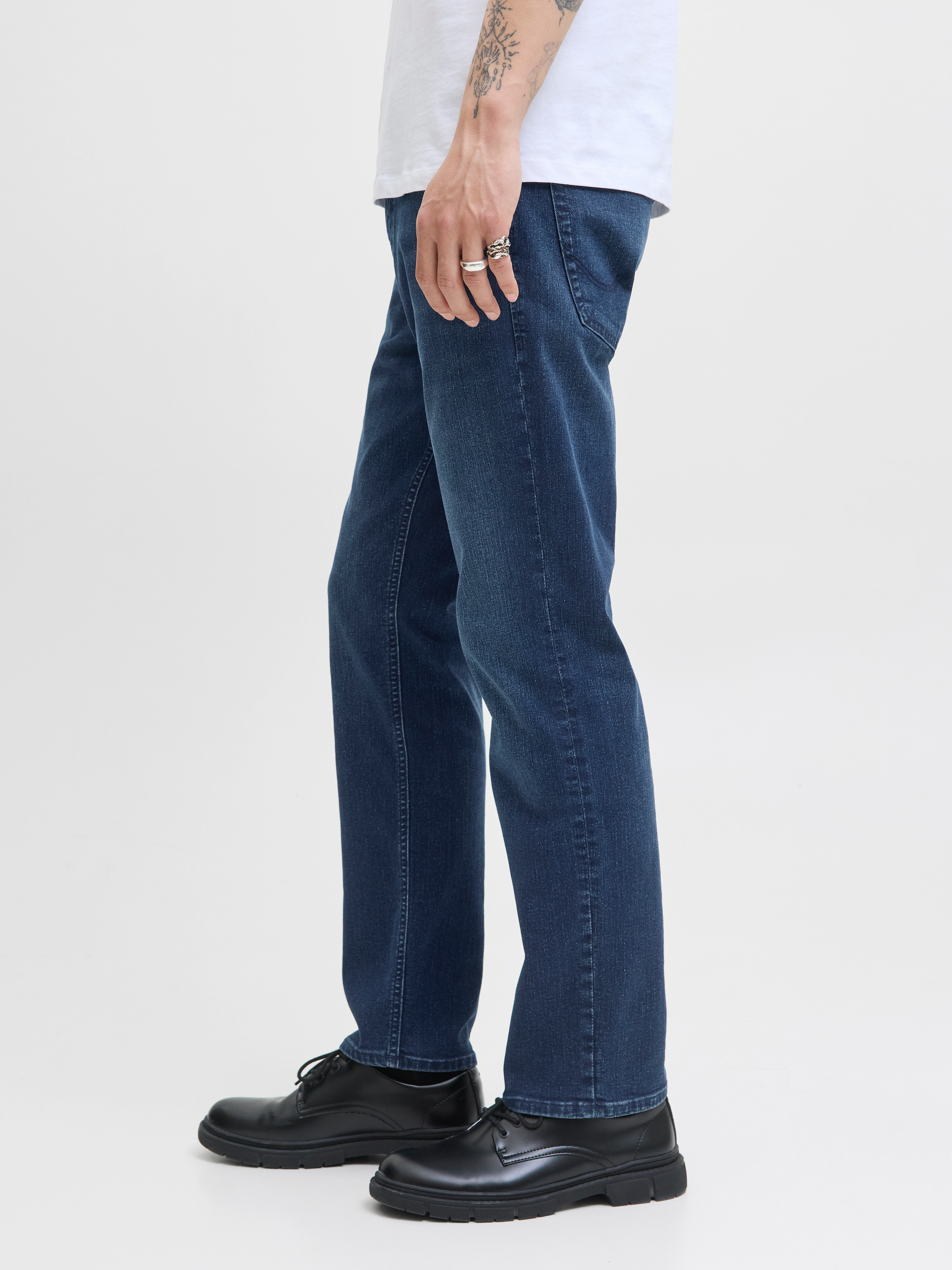 Jack & Jones Straight-Jeans "JJICLARK JJORIGINAL SQ 2" günstig online kaufen