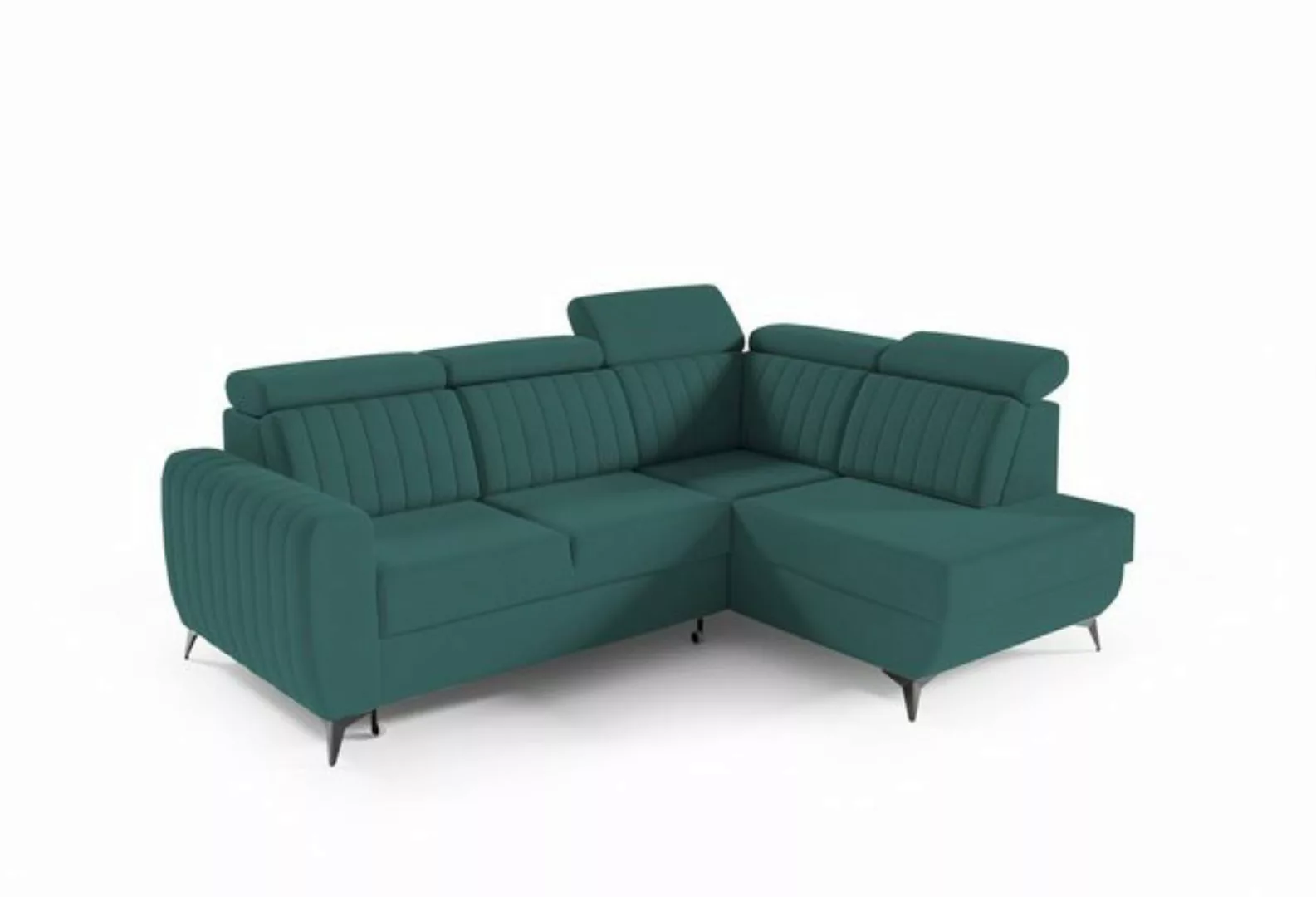 MOEBLO Ecksofa MOSTA II, Couch für Wohnzimmer, Schlafsofa Sofagarnitur Sofa günstig online kaufen