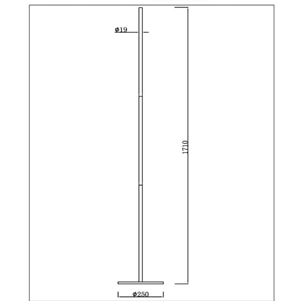 LED Stehleuchte Finan in Schwarz 2x 16W 1200lm günstig online kaufen