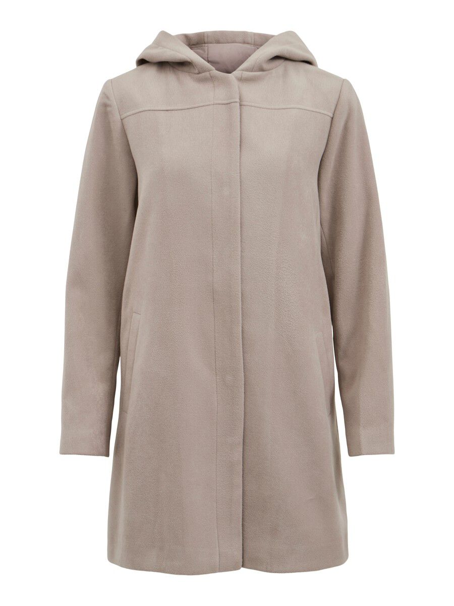 VILA Kapuzen- Jacke Damen Beige günstig online kaufen