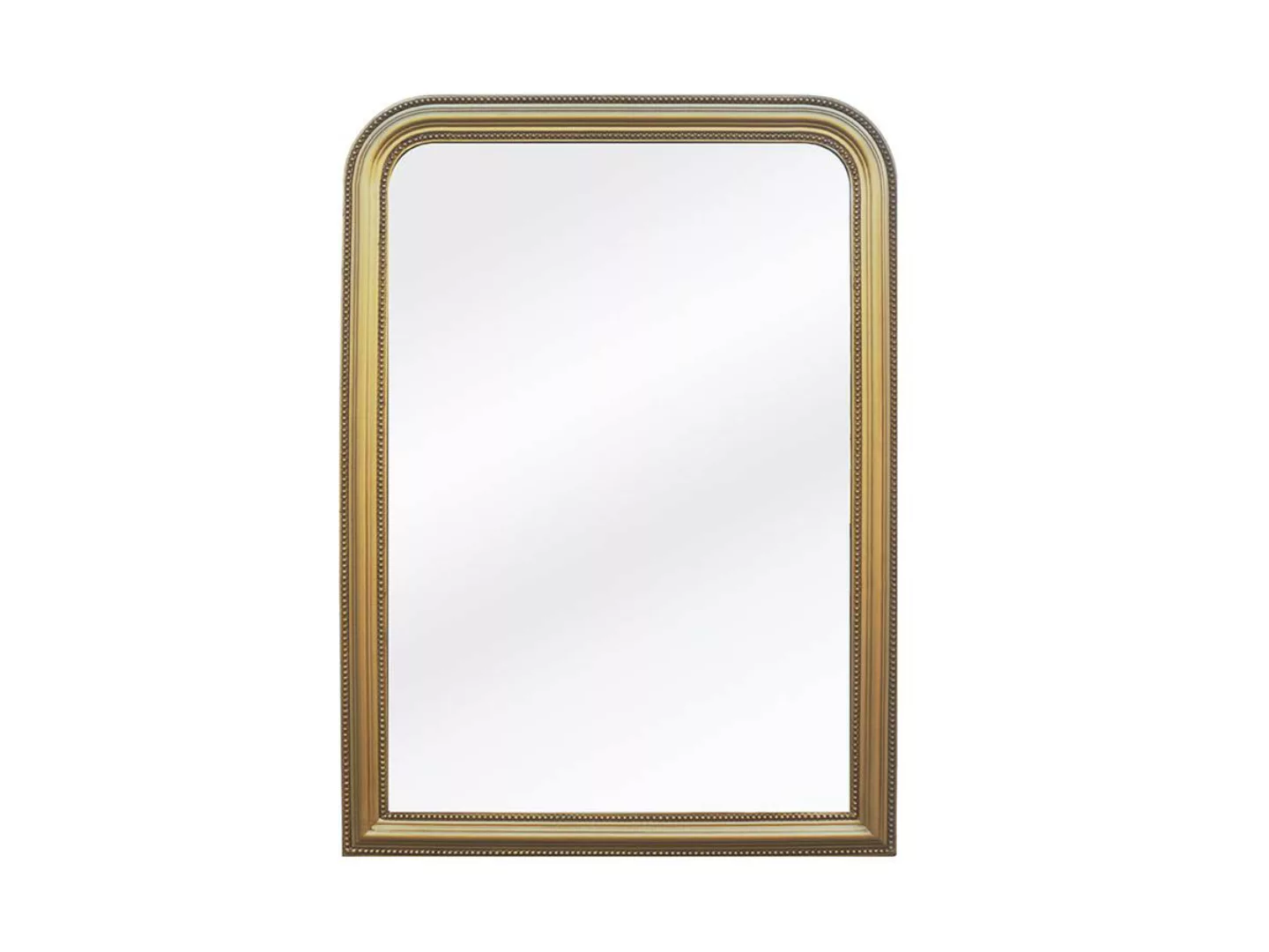Spiegel Vintage - 80 x 110 cm - Paulowniaholz - Goldfarben - HELOISE günstig online kaufen