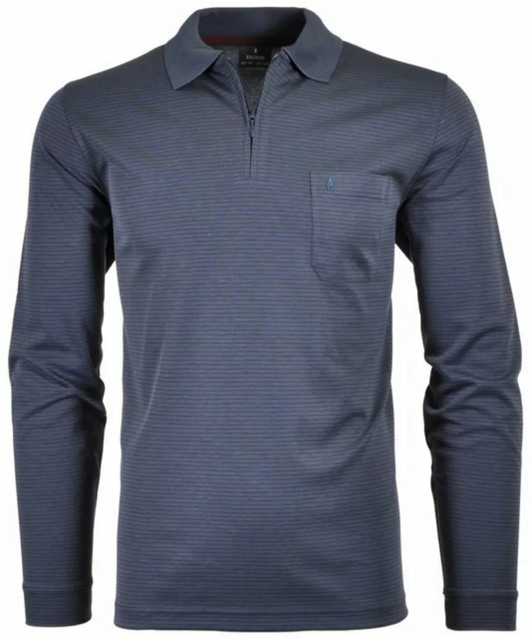 RAGMAN T-Shirt Ragman / He.Polo / Polo zip, fineliner LS günstig online kaufen