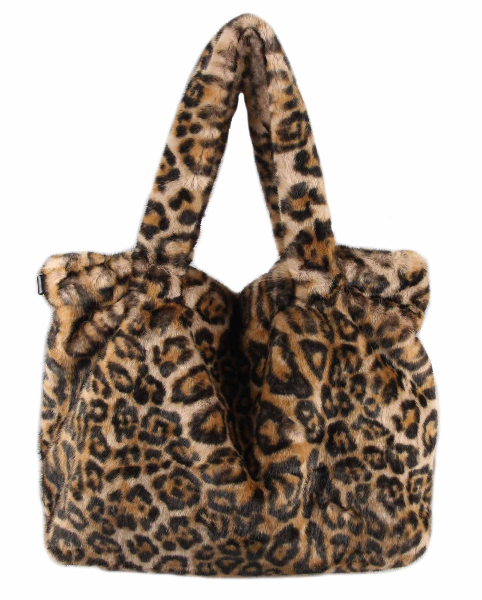 ITALYSHOP24 Schultertasche XXL Damen Leopard Print günstig online kaufen