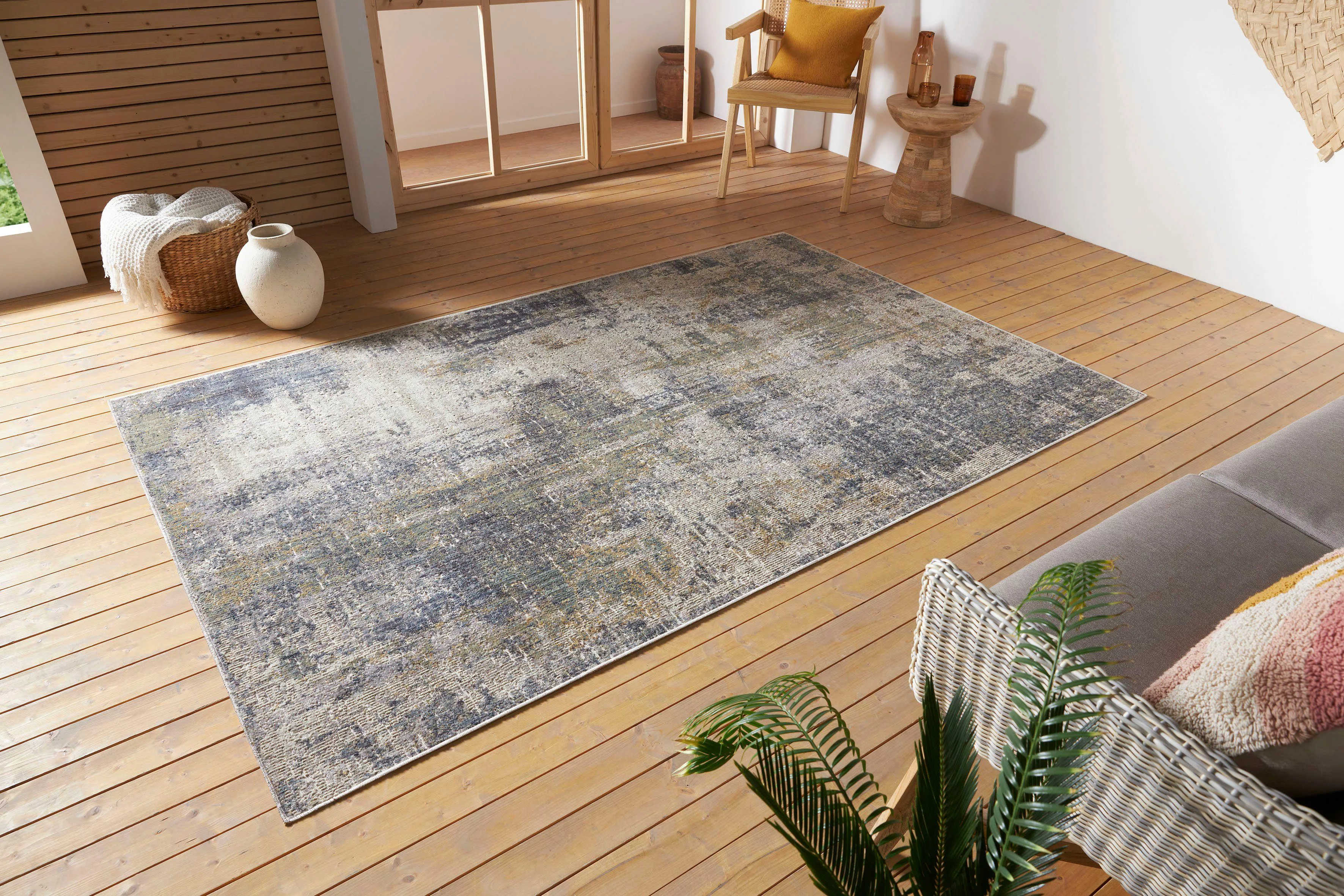HANSE Home Teppich »Gizeh«, rechteckig, 3 mm Höhe, In-& Outdoor, Läufer, We günstig online kaufen