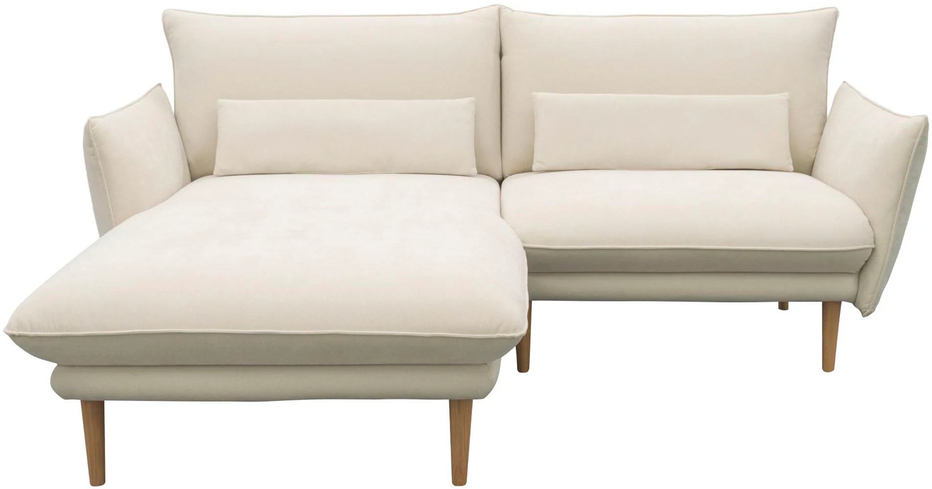 DOMO collection Ecksofa "100 032 kompakte Stellmaße, Breite 200cm, schmale günstig online kaufen