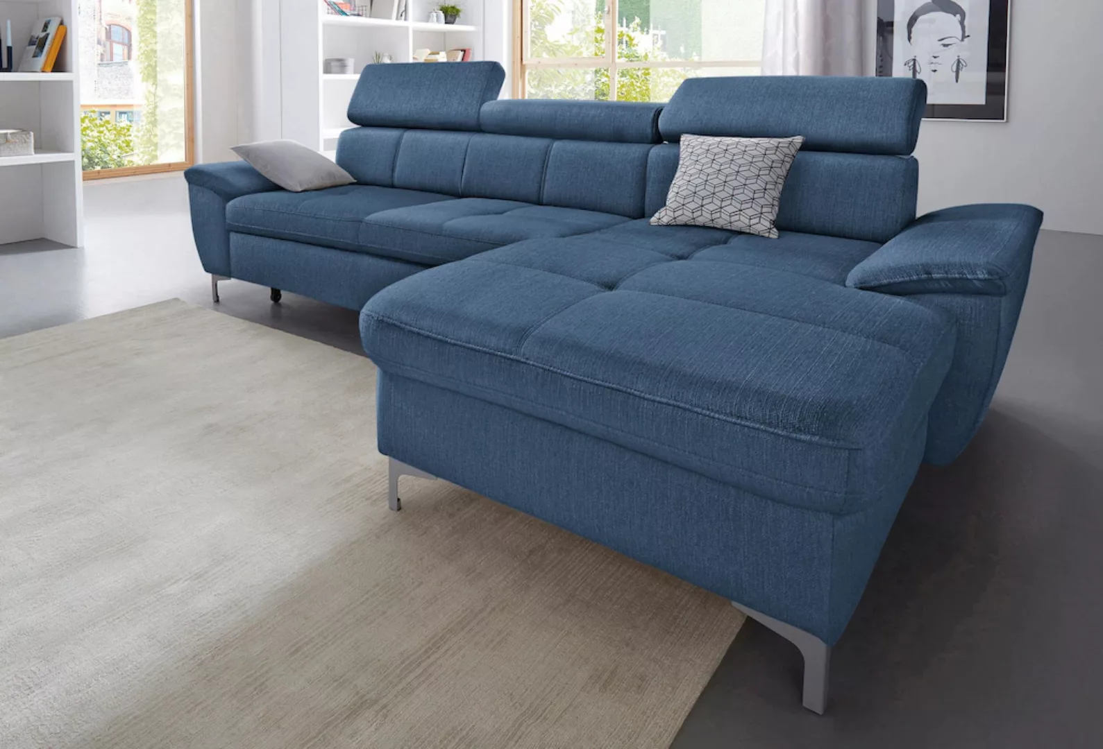 exxpo - sofa fashion Ecksofa »Azzano, komfortabel und bequem, tolle Detailv günstig online kaufen