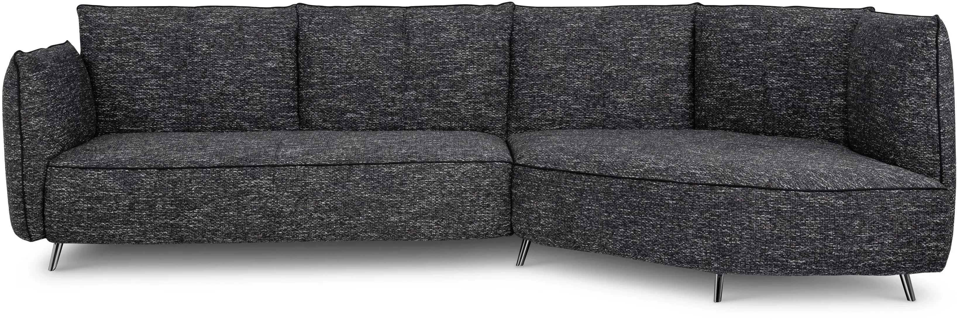 designwerk Loungesofa "Faber", Loungesofa mit Rückenteil-und-Armteilverstel günstig online kaufen