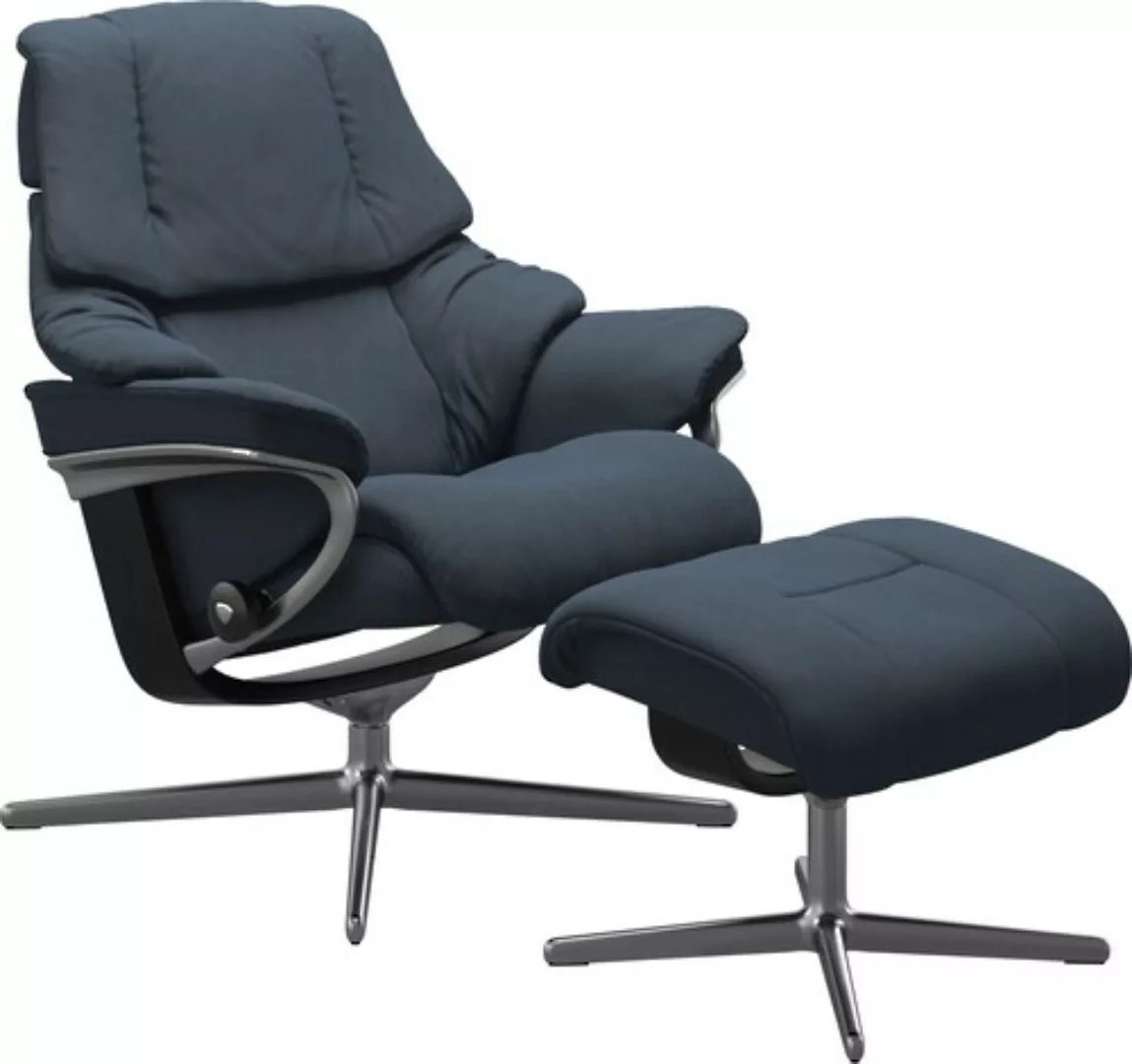 Stressless Fußhocker "Reno", mit Cross Base, Größe S, M & L, Holzakzent Sch günstig online kaufen