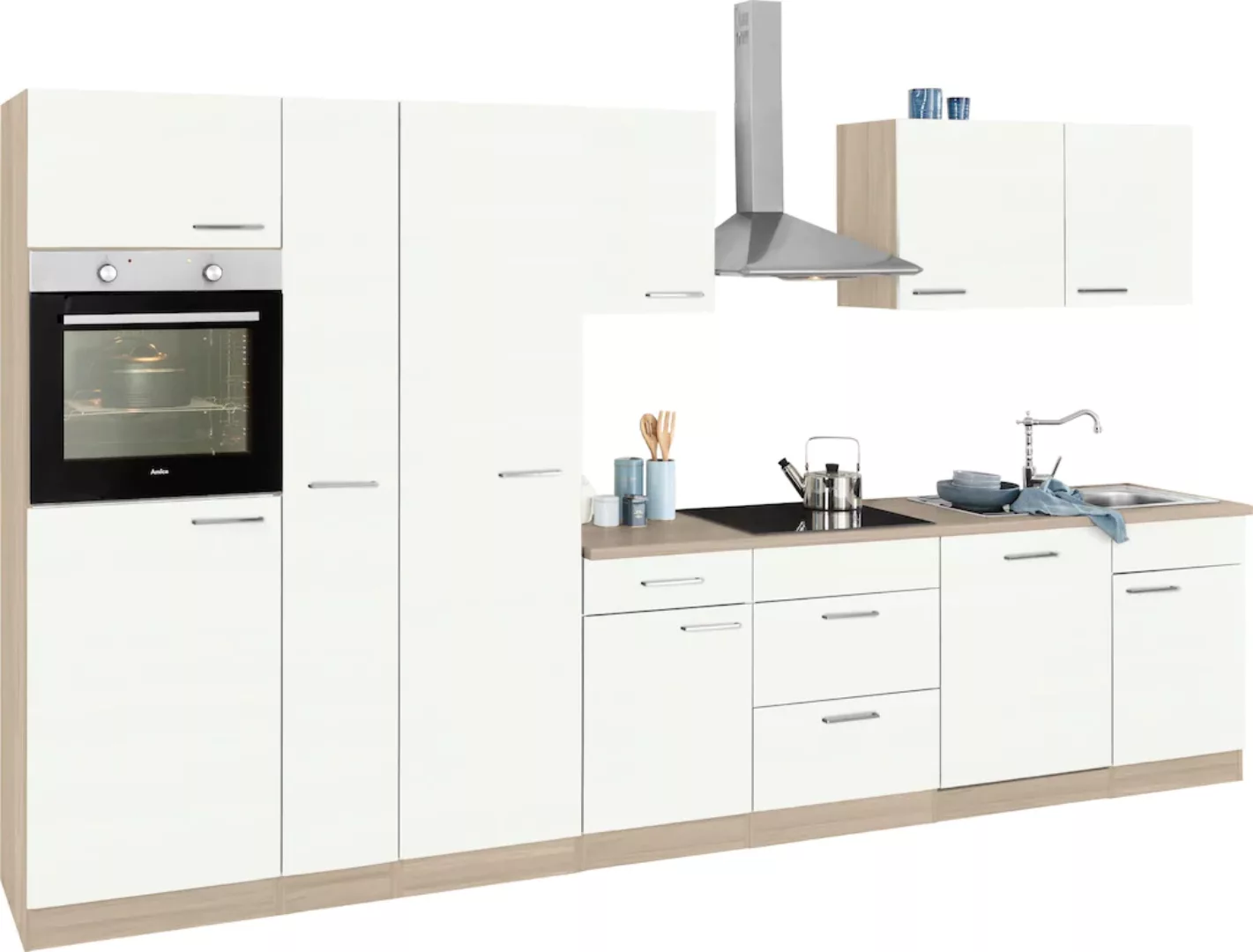 wiho Küchen Küchenzeile »Zell«, ohne E-Geräte, Breite 360 cm günstig online kaufen