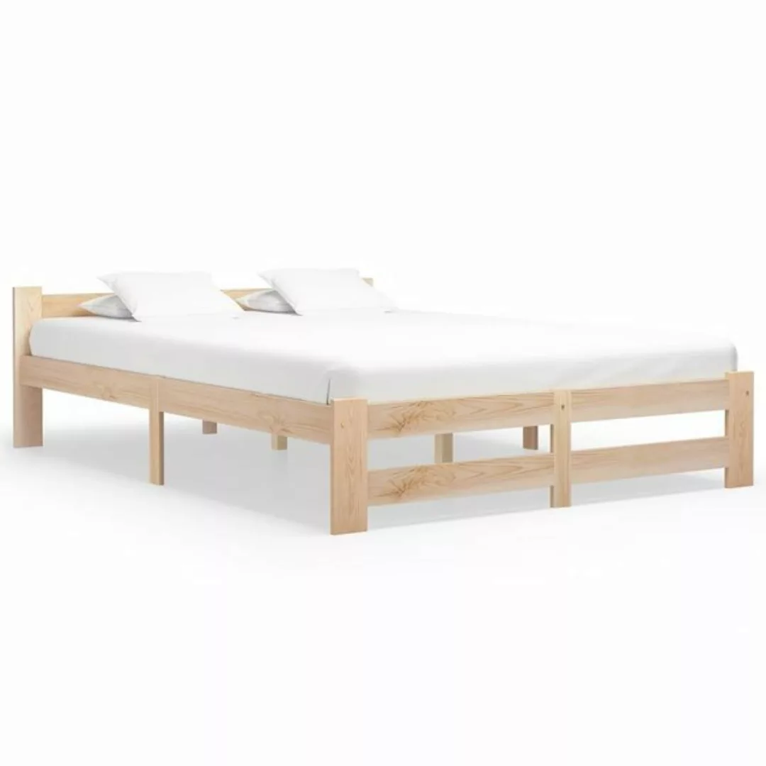furnicato Bett Massivholzbett Kiefer 180x200 cm günstig online kaufen