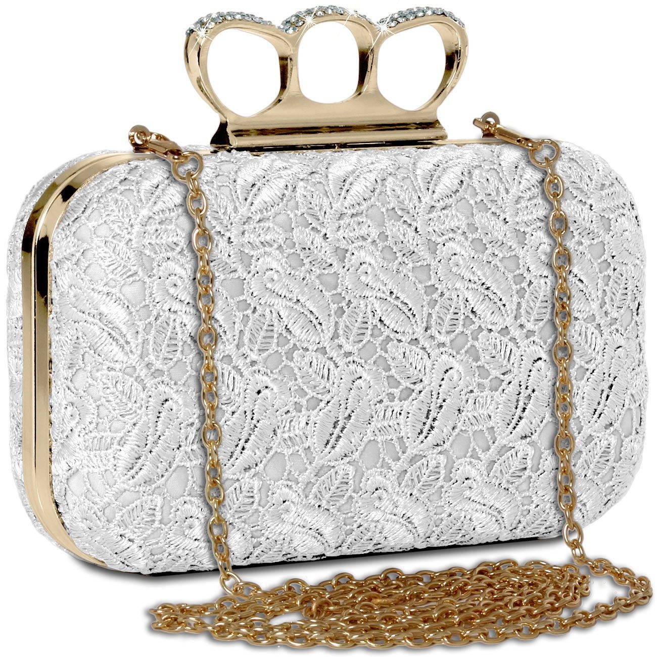 Caspar Clutch TA290 Damen Schlagring Box günstig online kaufen