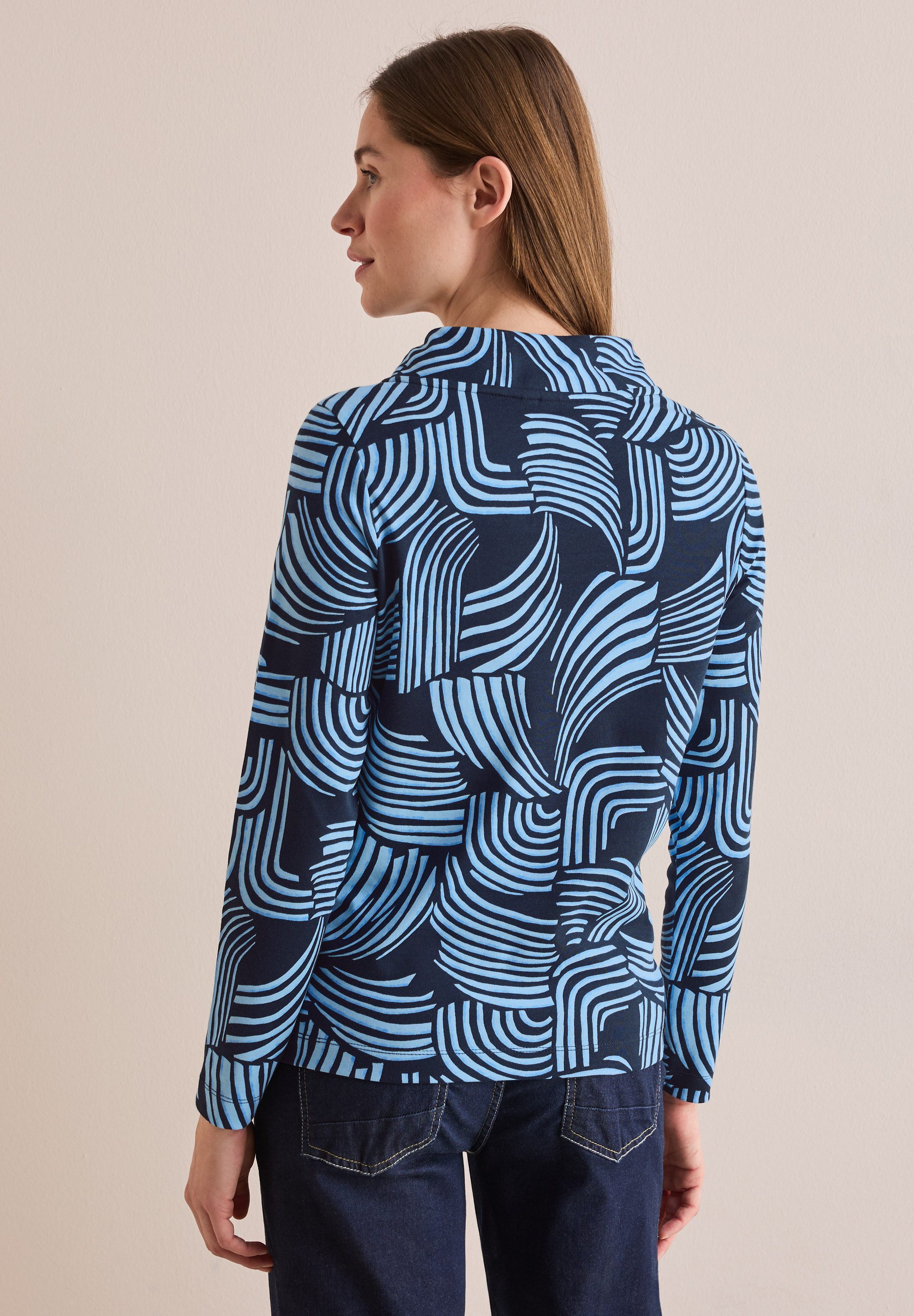 Cecil Langarmshirt, aus reiner Baumwolle günstig online kaufen