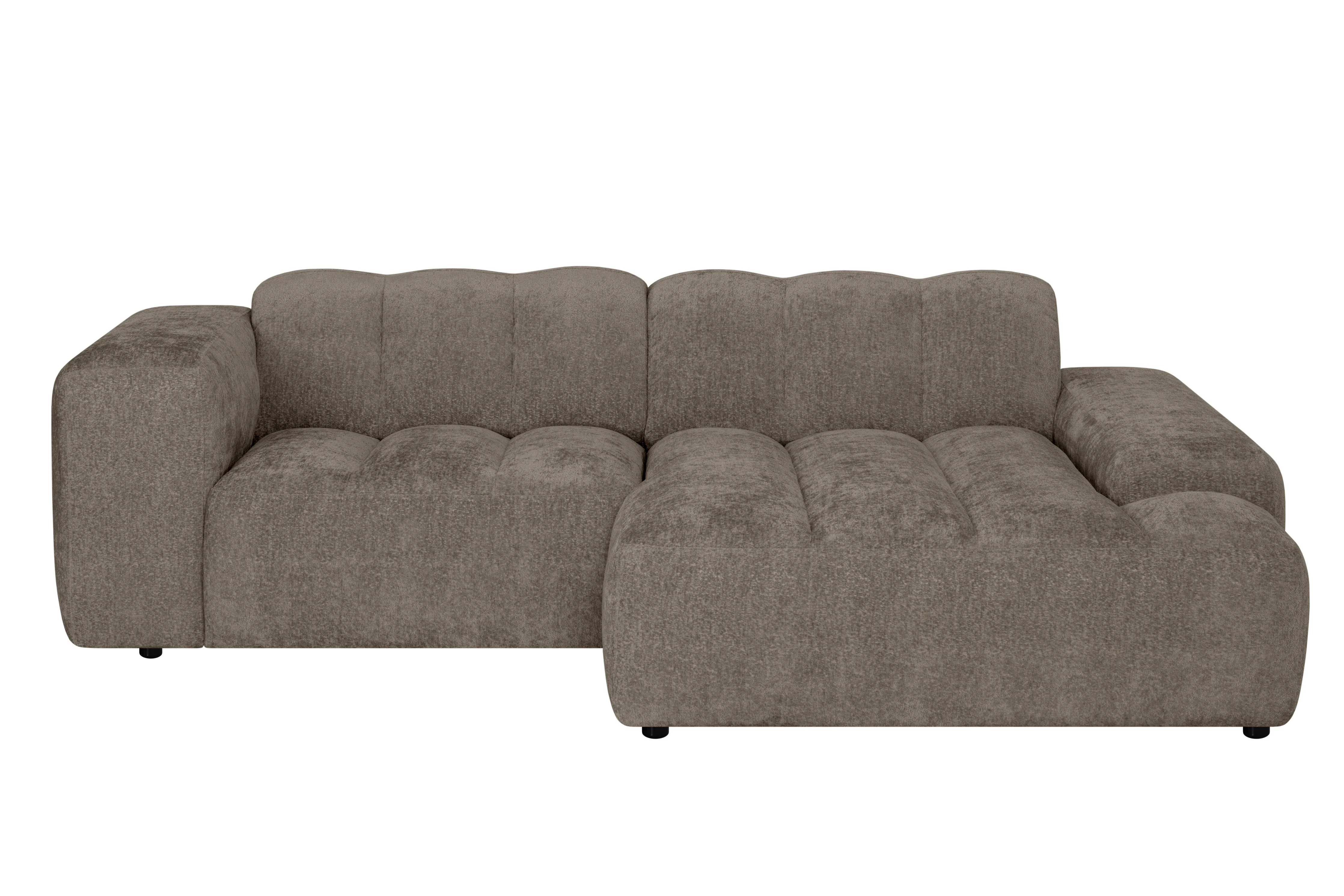 NADUVI Collection | Ecksofa Sandro rechts 2,5-Sitzer groß Chenille günstig online kaufen