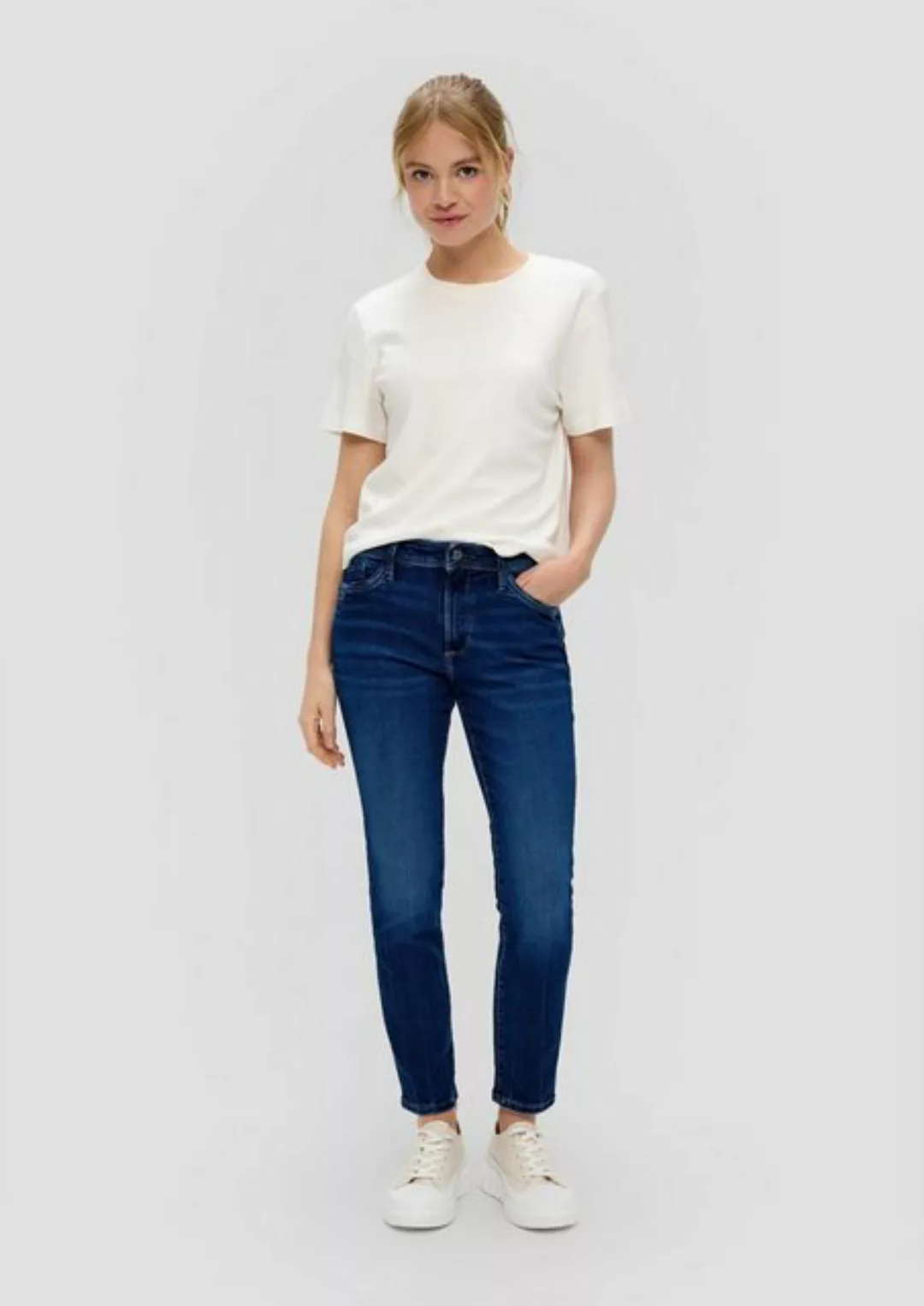 s.Oliver 7/8-Jeans Jeans Betsy / Slim Fit / Mid Rise / Slim Leg günstig online kaufen