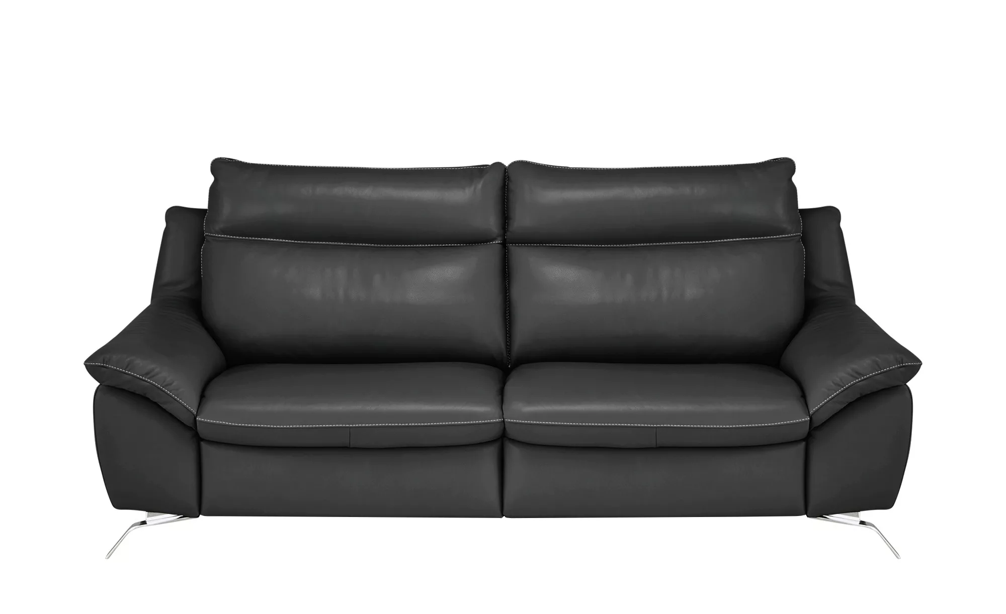 Natuzzi Editions Sofa  Orlando ¦ schwarz ¦ Maße (cm): B: 219 H: 94 T: 95 Po günstig online kaufen