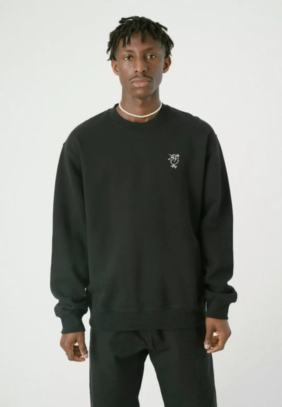 Cleptomanicx Sweater Sketch Gull - black günstig online kaufen