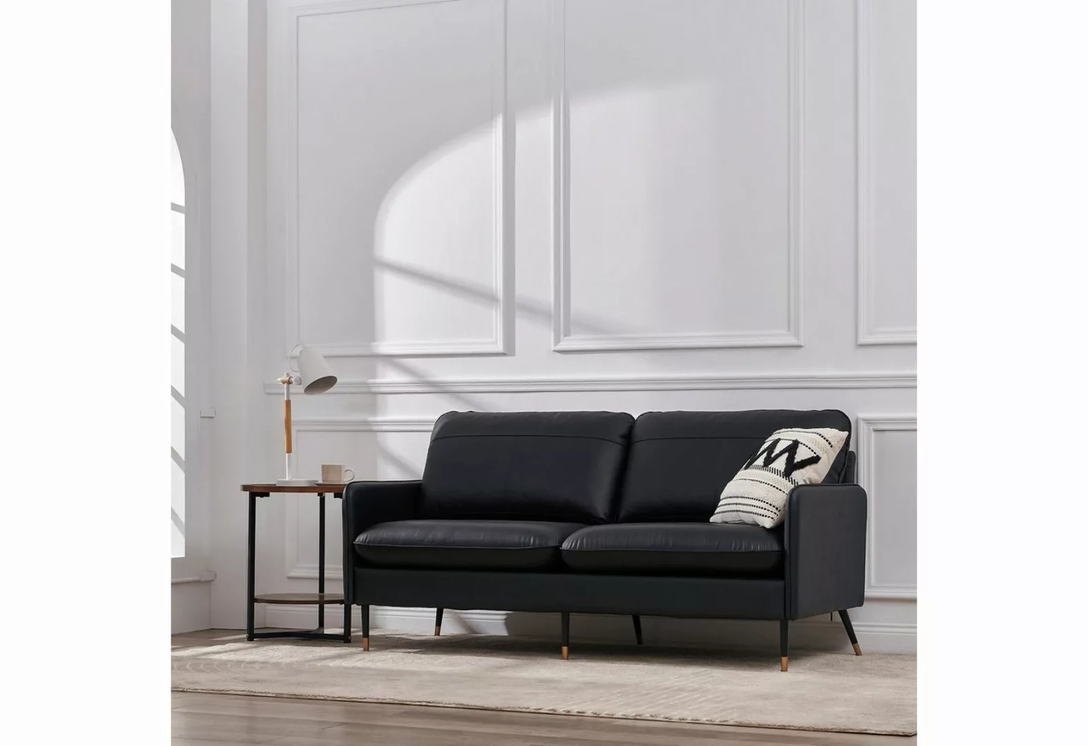 Z-Hom Sofa Z-hom Leder Sofa Modell 002, 2-Sitzer-/ 3-Sitzer-Sofa, Moderne C günstig online kaufen