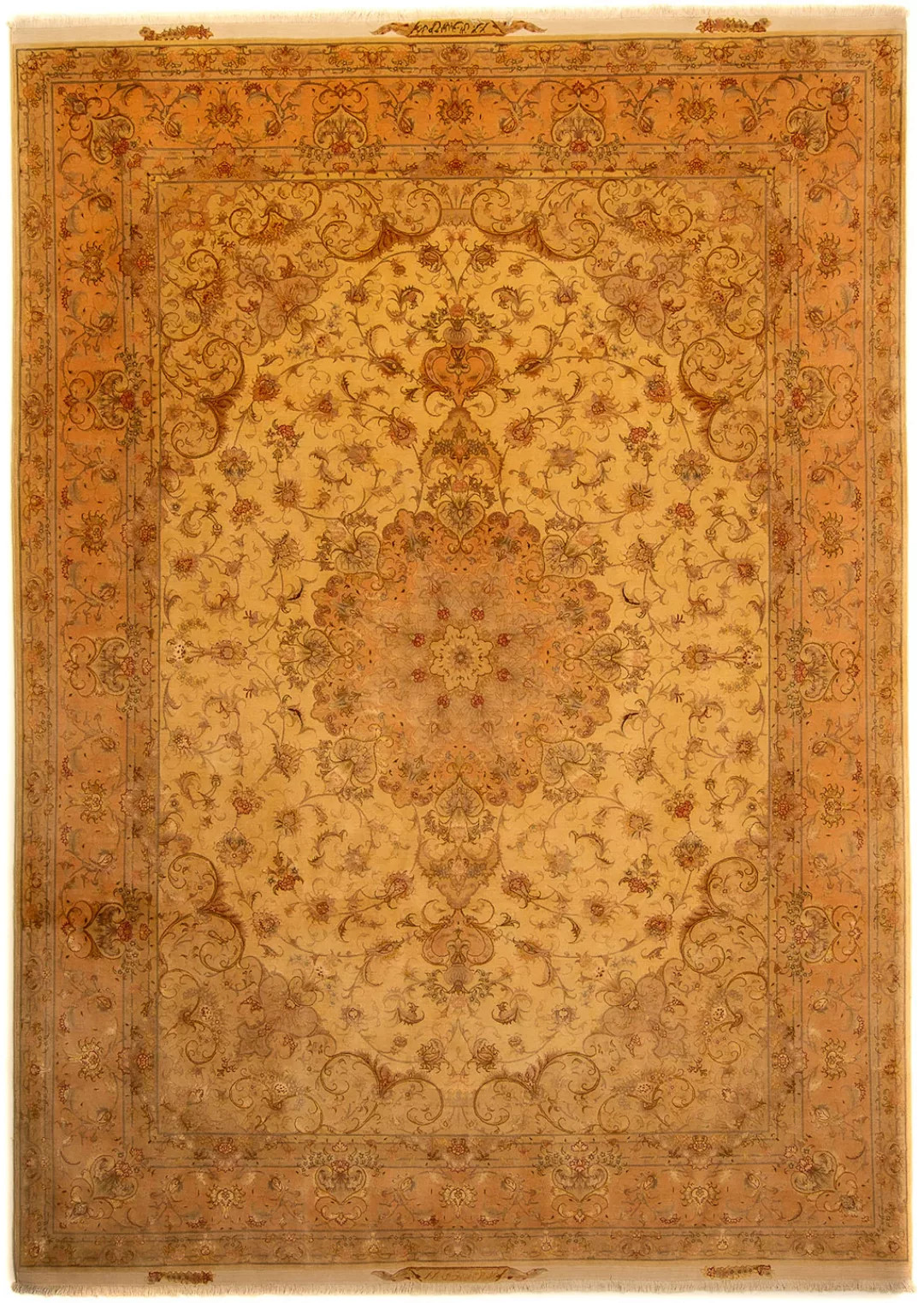 morgenland Orientteppich »Perser - Täbriz - Royal - 346 x 258 cm - gold«, r günstig online kaufen