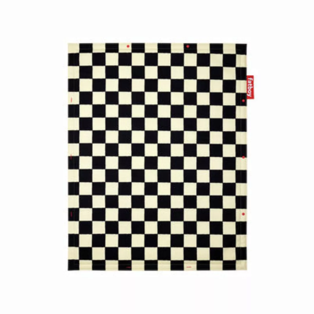 Außenteppich Flying Carpet textil weiß schwarz / 180 x 140 cm - Gepolstert günstig online kaufen