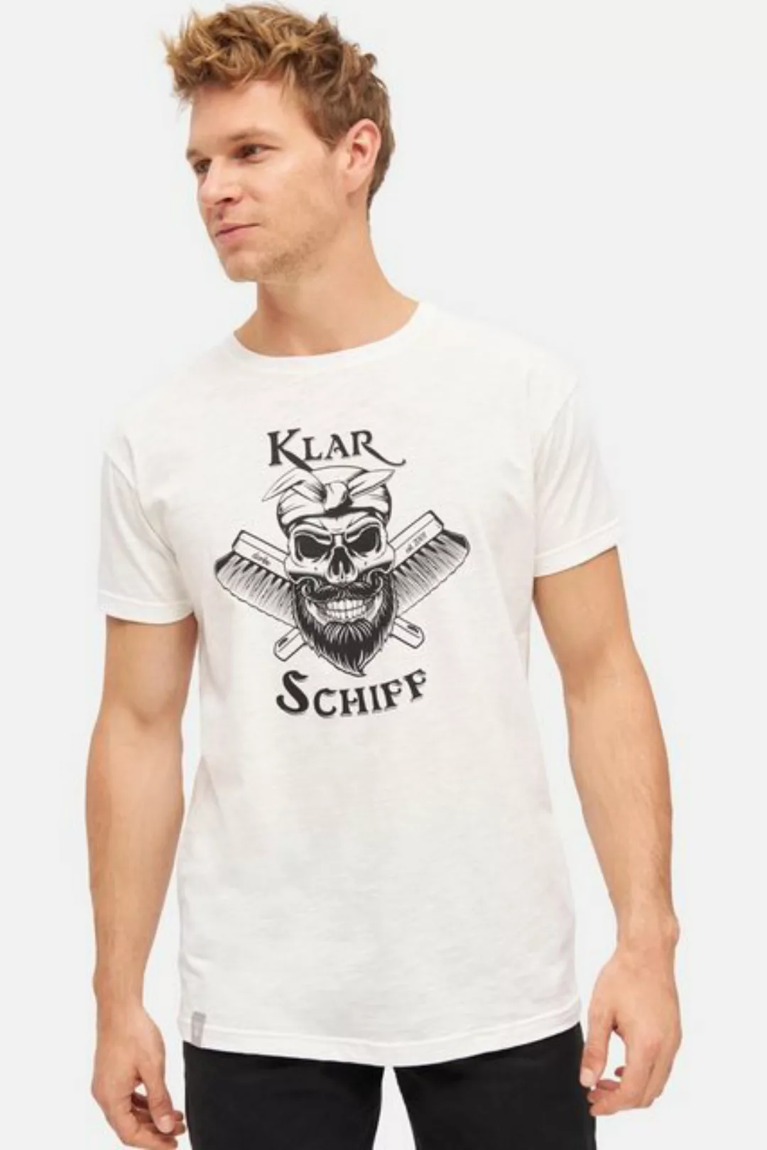 Derbe Print-Shirt Klarschiff Herren T-Shirt (1-tlg) günstig online kaufen