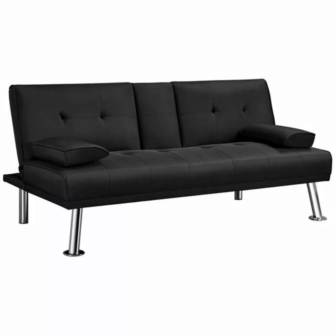Yaheetech Schlafsofa Klappbares Couch Sofa mit Schlaffunktion Bettsofa, Lie günstig online kaufen