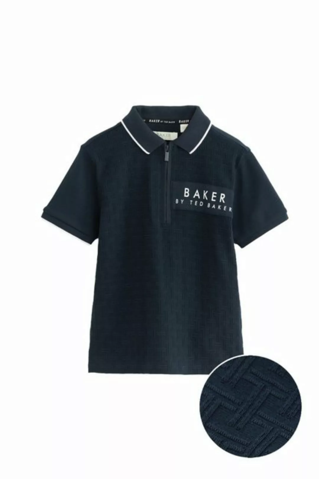 Baker by Ted Baker Poloshirt Baker By Ted Baker strukturiertes Poloshirt (1 günstig online kaufen