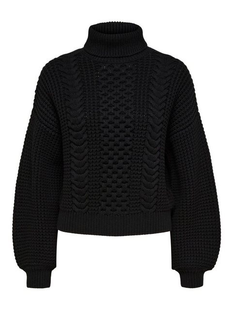 SELECTED FEMME Strickpullover Rollkragen Zopf Strickpullover Relaxed Sweate günstig online kaufen