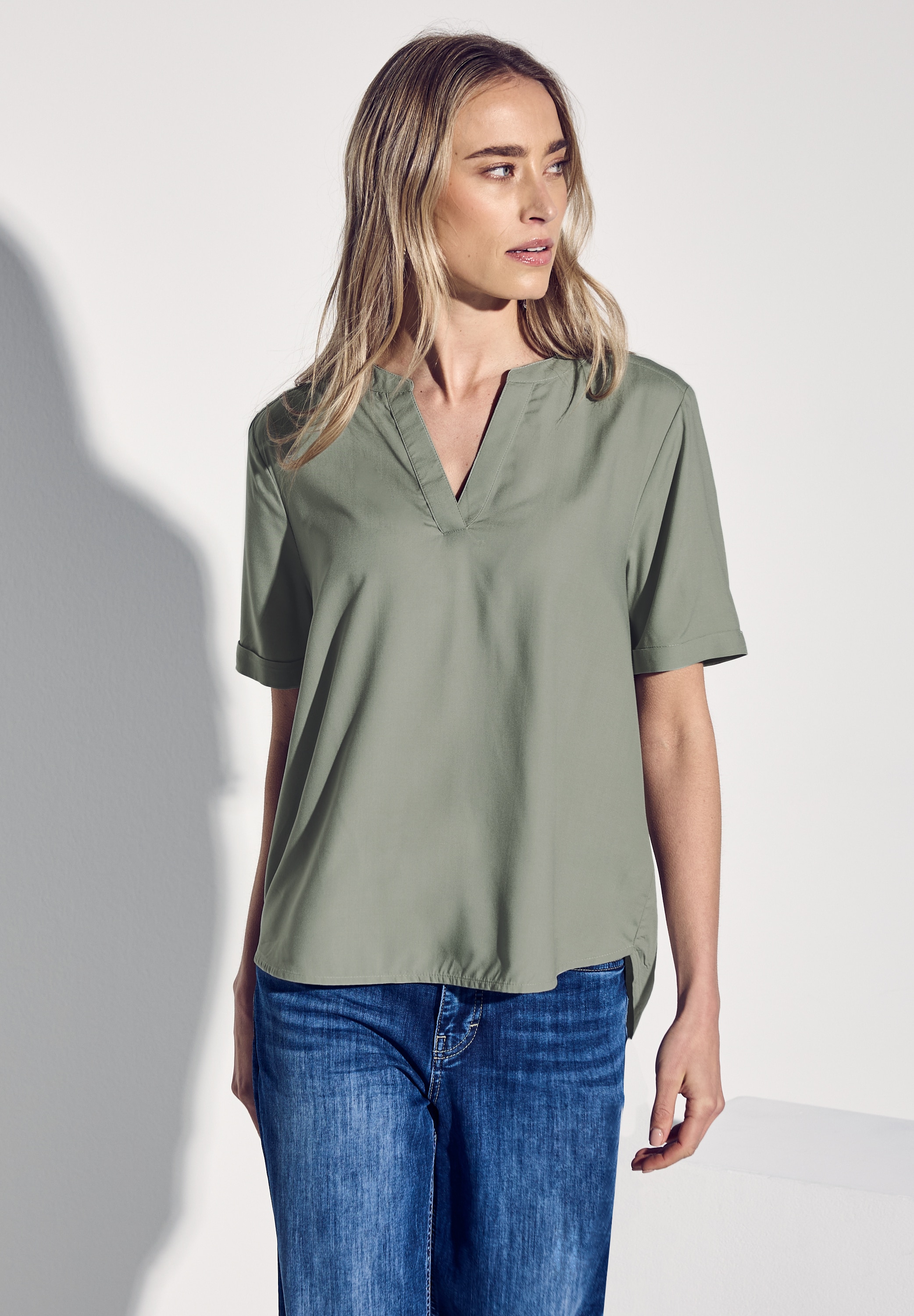 STREET ONE Shirtbluse, aus softer Viskose günstig online kaufen