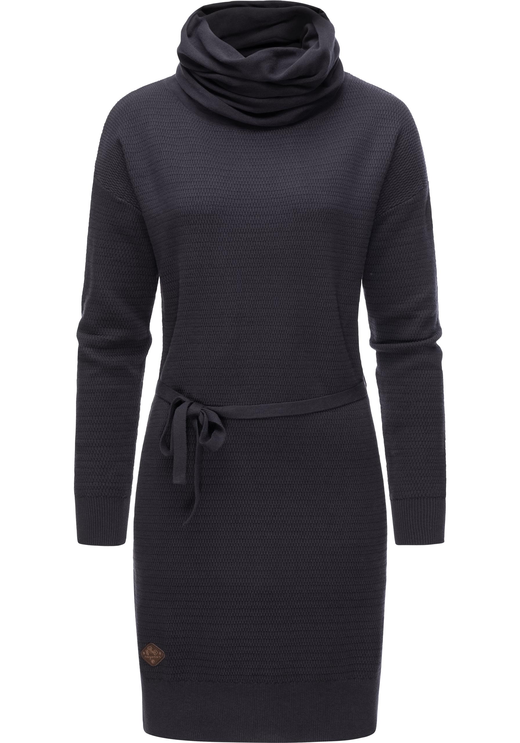 Ragwear Sweatkleid "Babett Dress Intl.", warmes Winterkleid mit breitem Rol günstig online kaufen