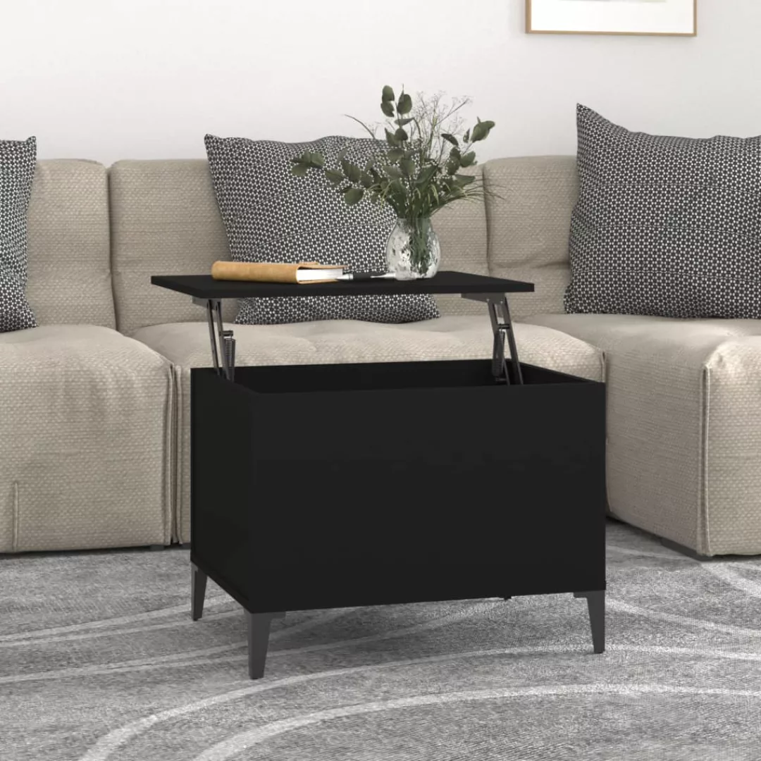 Vidaxl Couchtisch Schwarz 60x44,5x45 Cm Holzwerkstoff günstig online kaufen