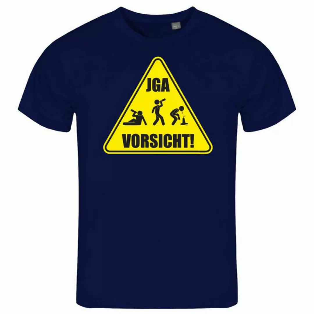 deinshirt Print-Shirt Herren T-Shirt Junggesellenabschied Vorsicht Funshirt günstig online kaufen