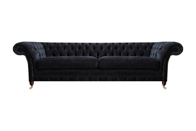 JVmoebel 2-Sitzer Luxuriöser Chesterfield Polster Zweisitzer Designer Stoff günstig online kaufen