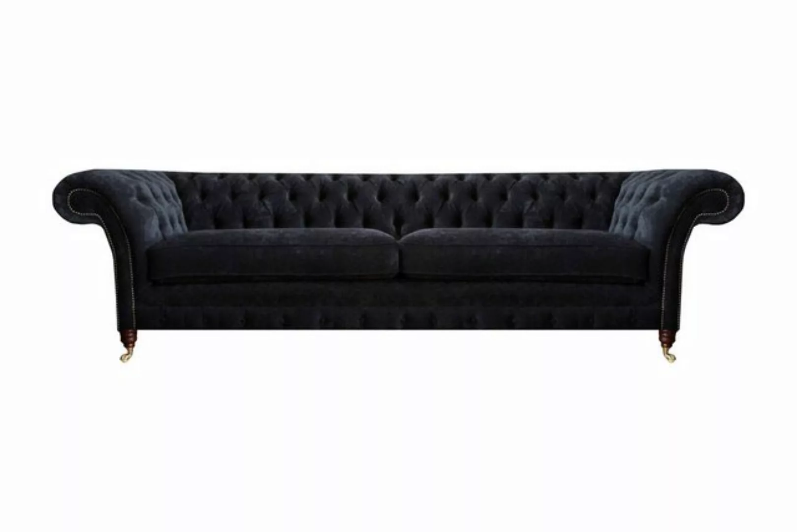 JVmoebel 2-Sitzer Luxuriöser Chesterfield Polster Zweisitzer Designer Stoff günstig online kaufen