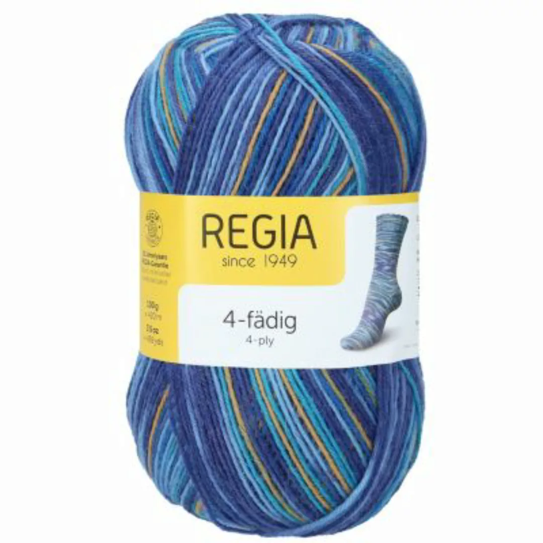 REGIA Handstrickgarne 4-fädig Color, 100g Sauna color bunt günstig online kaufen