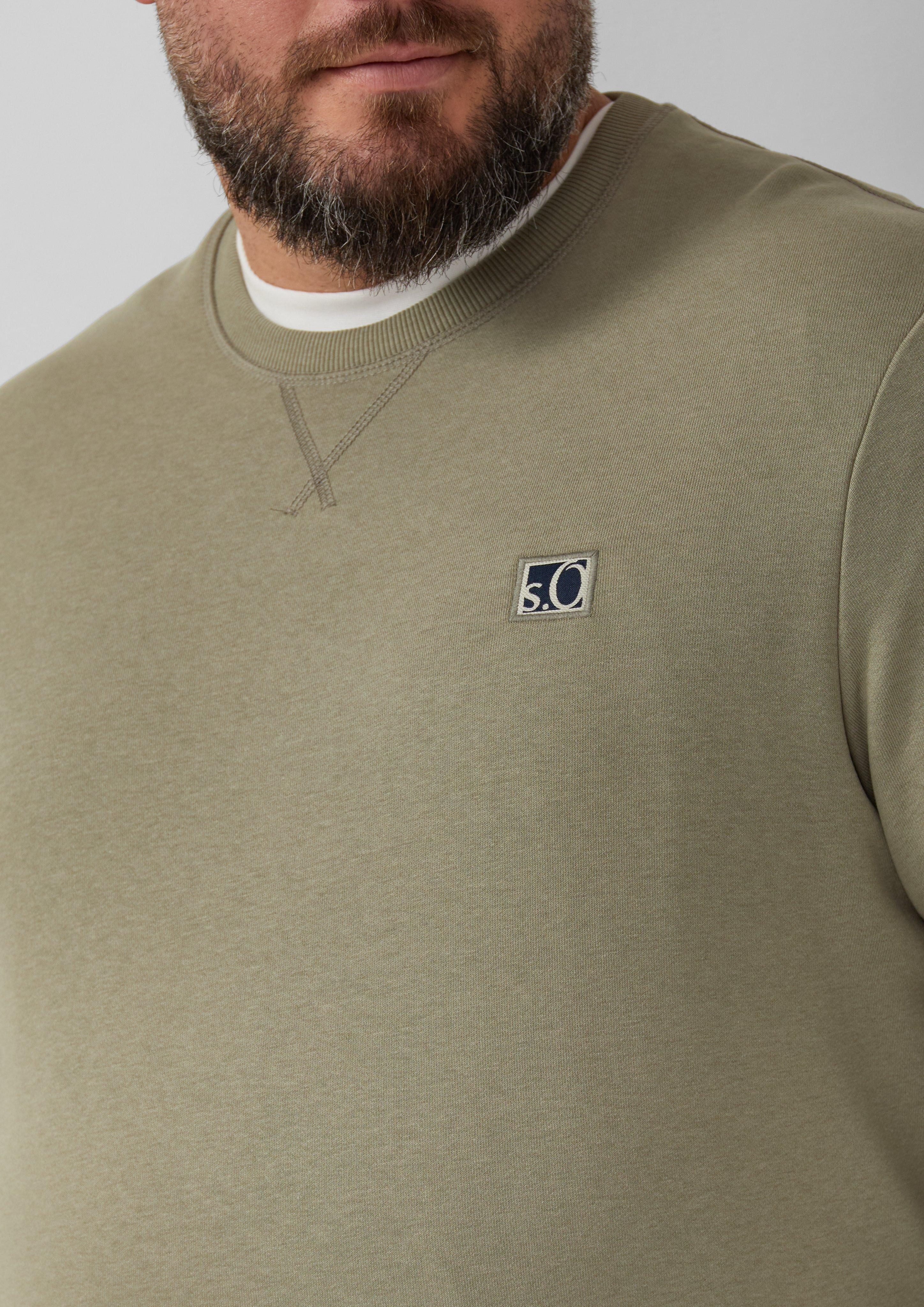 s.Oliver Sweatshirt Sweatshirt aus Baumwollmix mit günstig online kaufen