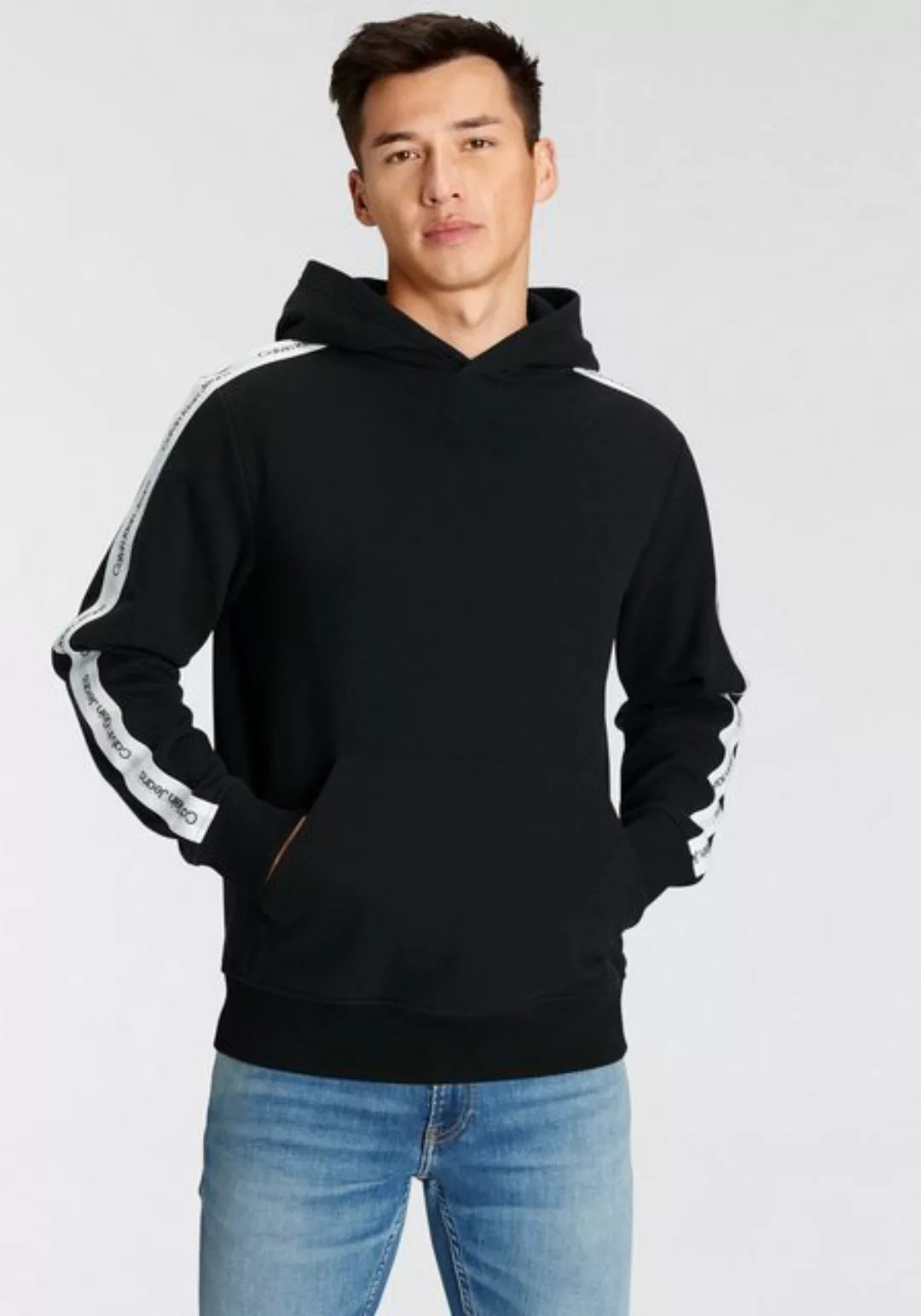 Calvin Klein Jeans Kapuzensweatshirt CONTRAST TAPE HOODIE günstig online kaufen