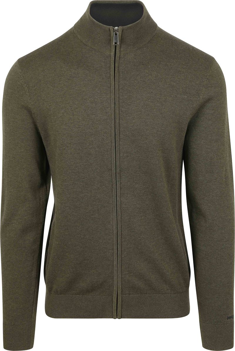 McGregor Strickjacke Olivgrün - Größe XL günstig online kaufen