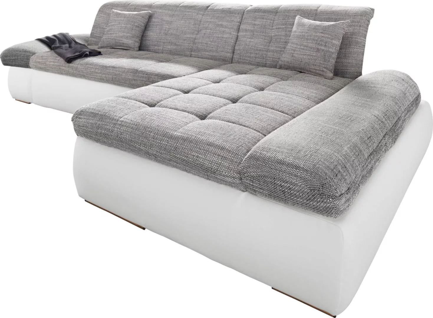 DOMO collection Ecksofa »PB Moric wahlweise mit Bettfunktion + Armteilverst günstig online kaufen