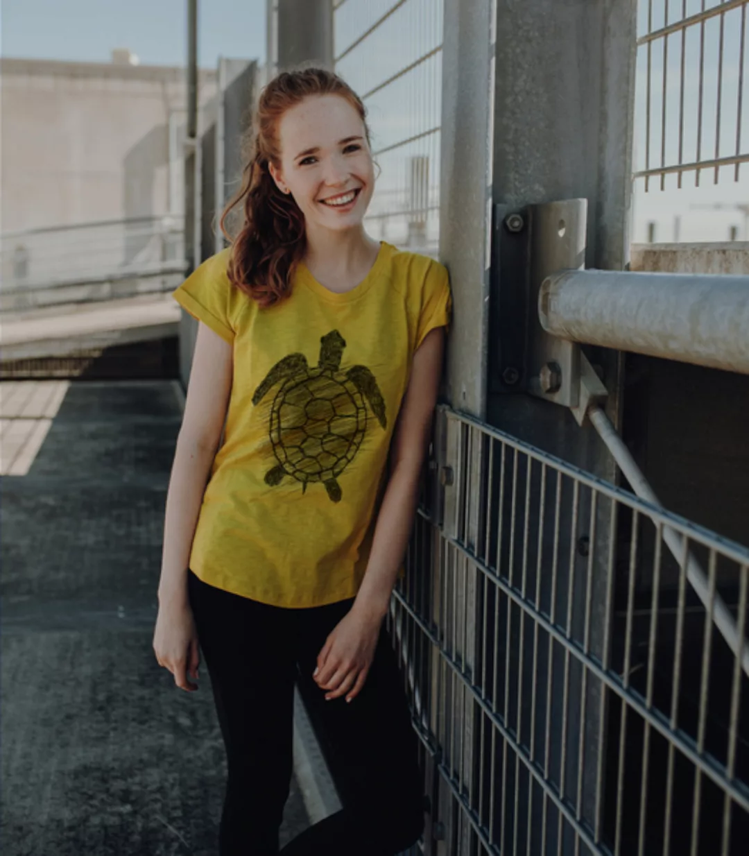 Frauen Raglan Slub Shirt Mit Schildkröte Aus Biobaumwolle Hergestellt In Po günstig online kaufen