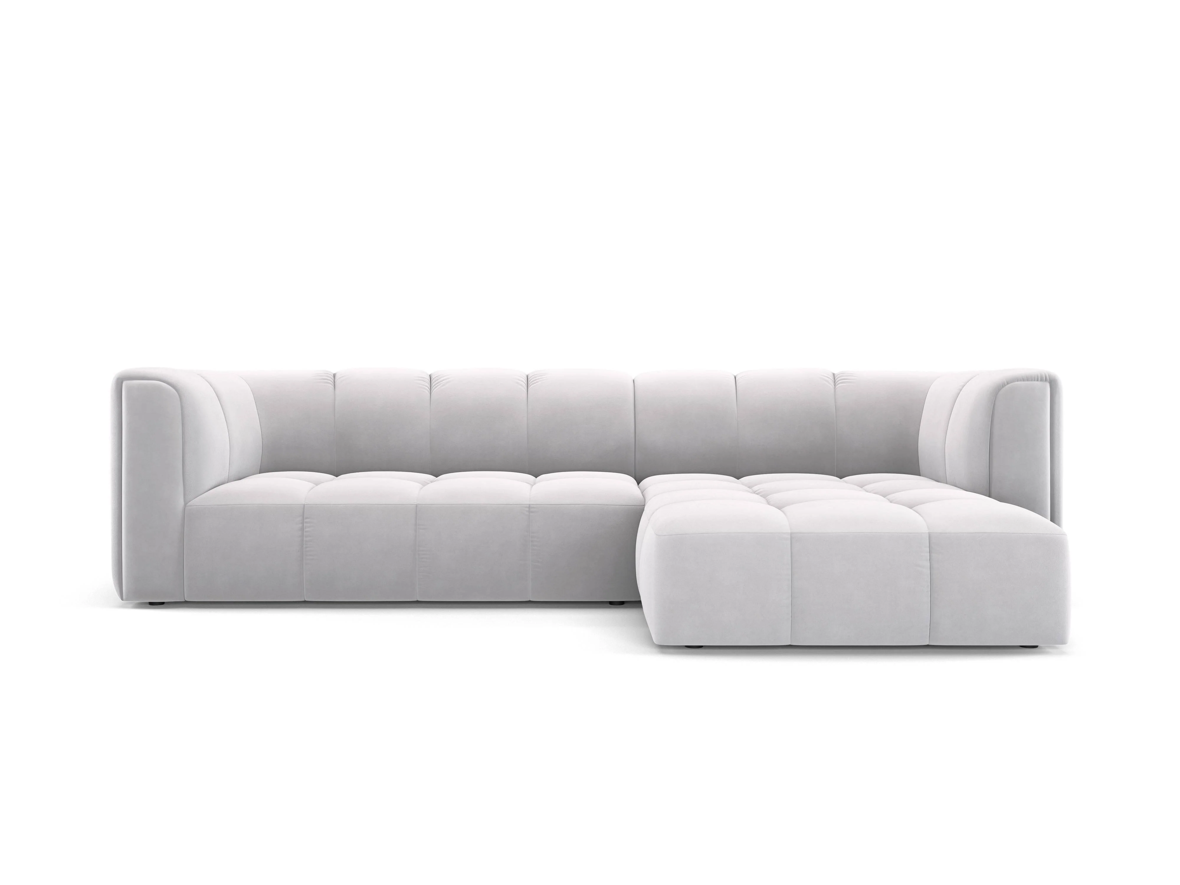 Milo Casa | Ecksofa Francesca Samt rechts 3-Sitzer günstig online kaufen