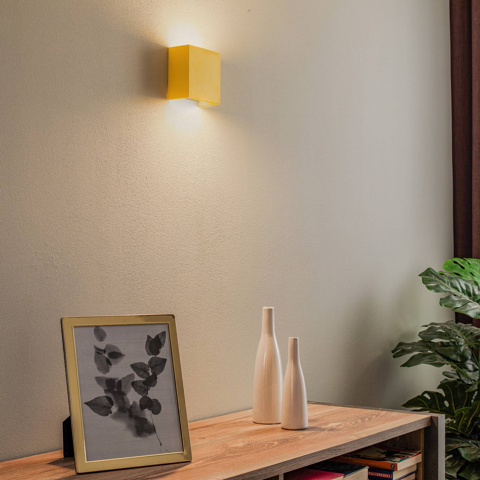 LED-Wandleuchte Gianto up/down, gelb günstig online kaufen