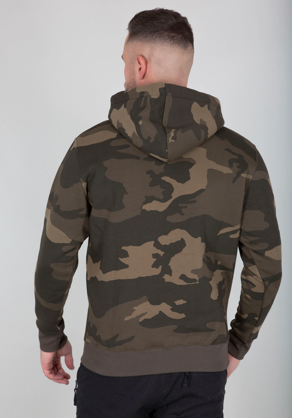 Alpha Industries Hoodie Alpha Industries Men - Hoodies Basic Hoodie Camo günstig online kaufen